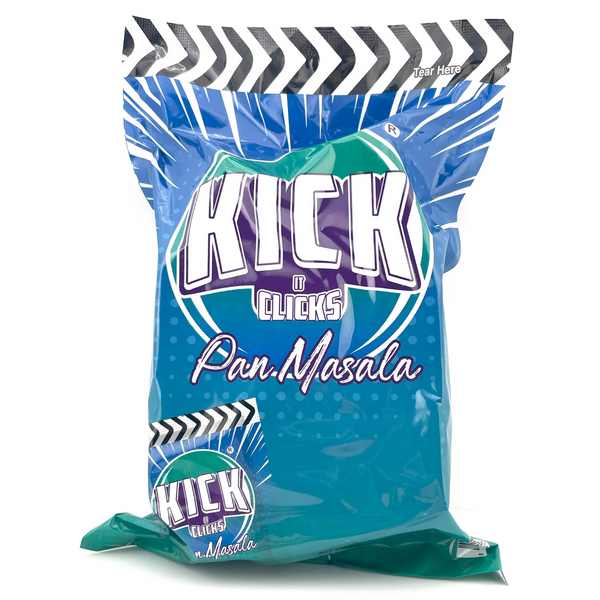 Kick Sada Pan Masala – 50 Pouches (4g Each) | Made in USA | Mouth Freshener