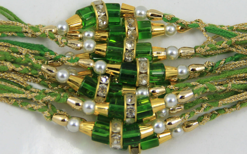 1 Box of Indian Handmade Rakhi Bracelets  (Friendship Bracelets) 1428 - Multiple Colors