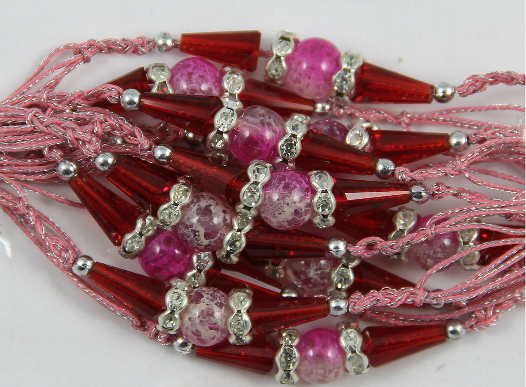 1 Box of Indian Handmade Rakhi Bracelets (Friendship Bracelets) 6128 - Multiple Colors