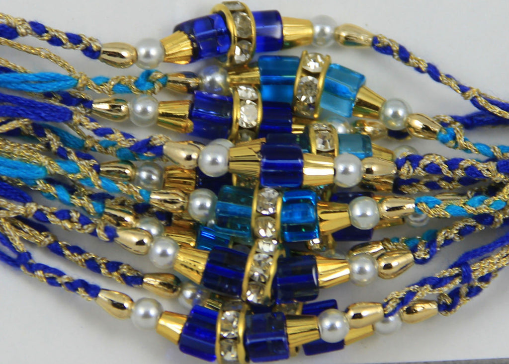 1 Box of Indian Handmade Rakhi Bracelets  (Friendship Bracelets) 1428 - Multiple Colors