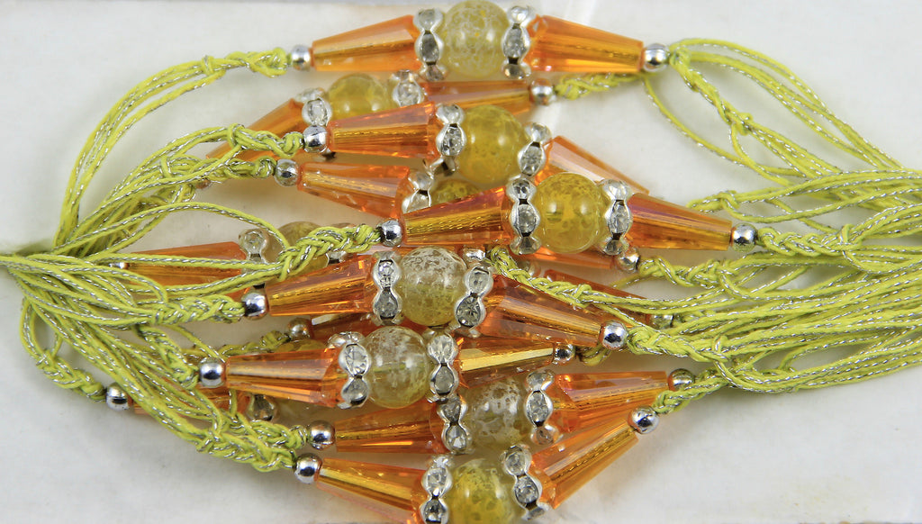 1 Box of Indian Handmade Rakhi Bracelets (Friendship Bracelets) 6128 - Multiple Colors