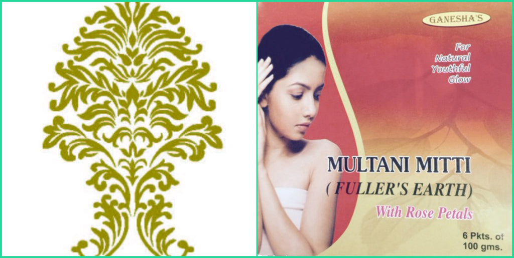 Multani Mitti with rose petals (Fuller’s earth) For natural youthful glow
