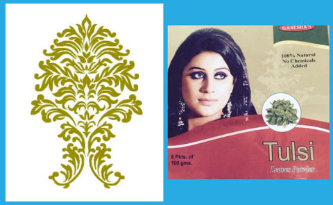 Tulsi leaves powder 100% Natural, No chemicals added.