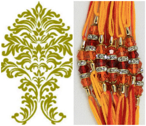 1 Box of Indian Handmade Rakhi Bracelets (Friendship Bracelets) 1450 - Multiple Colors