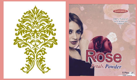 Rose petals Powder 100% Natural, No chemicals.